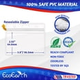 thumbnail image 2 of EcoEarth Horizontal ID Badge Holder with Soft Edge (Sealable Fits 3.5x2.25 Inch Insert) (100 Pack), Waterproof ID Holder Bulk, ID Card Holder, Name Badge Holder, Name Tag Holder, Plastic Badge Holder, 2 of 4