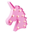 thumbnail image 6 of Northlight LED Lighted Unicorn Marquee Wall Art - 10" - Pink, 6 of 8