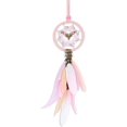 thumbnail image 5 of Adornos de coche, atrapasueños de alces, colgante de coche, adornos de vista trasera, accesorios de estilo interior de coche, decoración, colgante de coche, rosa JFHHH pequeña, 5 of 5