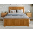 thumbnail image 2 of Nantucket Full Low Profile Platform Bed with Matching Footboard in Light Toffee, 2 of 10