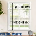 thumbnail image 2 of "24Wx60L Cordless 1"" Aluminum Mini Blind White", 2 of 6
