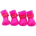 thumbnail image 1 of LLC S, Roser Silicone Dog Boots - Set of 4 Waterproof Non-Slip Rain Shoes for Small Pets, 1 of 5