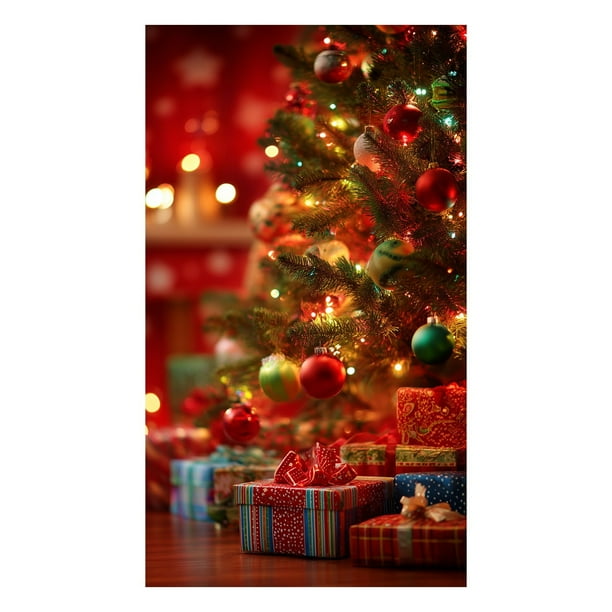 Y letrero decorativo para puerta con vaca Tapiz decorativo para puerta para fiestas navideñas Cortina tapiz para puerta Letrero decorativo para puerta para fiestas