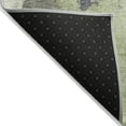 thumbnail image 3 of 5' X 8' Fern Green Gray And Black Abstract Washable Indoor Outdoor Area Rug, 3 of 5