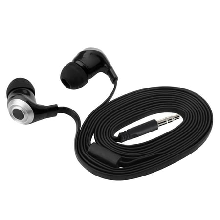 Insten Black/Silver In-Ear Stereo Headset For Kindle Fire HD 7 2nd Gen / Kindle Fire HDX 7 / Kindle Fire HDX 8.9 / Apple iPad Mini 5 iPad Air 2019 iPhone X/8+/7/7+, LG G6, Samsung Galaxy (Kindle Fire Hdx 8.9 Tablet Best Price)