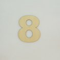 thumbnail image 1 of 1 Pc, 8 Inch X 1/8 Inch Wood Numbers 8 In The Arial Font Great For Craft Project & Different Decor, 1 of 3