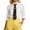 Coffee, variant on Pre-tied Graduation Necktie 2026, Rhinestone Heart Chain Decor Adjustable Fashion Tie for Men Women, Uniform Tie for Graduation Prom Party Daily Wear, Multi Colors,One Size
