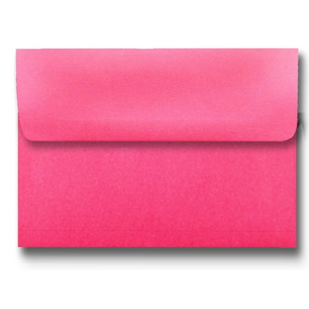 Pink Collection Birth Announcement - Shipped Free 25 Hot Bright Pink Square Flap A6 (4-3/4 X 6-1/2) Envelopes for 4-1/2 X 6-1/4 Thank Greeting Cards Invitations Photos Birth Announcements Showers Christening Wedding By Envelopegallery