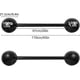 thumbnail image 2 of 4 PCS Giant Inflatable Dumbbell Barbell,Funny Carnival Circus Birthday/Halloween Party Decorations Fake Weights Cosplay Props Party Supplies,Blow Up S, 2 of 5