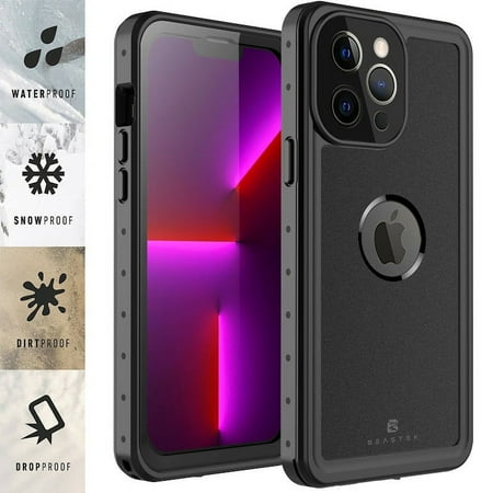 iPhone 13 Pro Waterproof Case, BEASTEK NRE Series, Shockproof Underwater IP68 Certified Case, with Built-in Screen Protector Full Body Rugged Protective Cover, 2021 released 6.1 inch