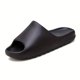 thumbnail image 3 of Diapositivas de almohada antideslizantes para mujer, zapatillas de secado rápido con punta abierta de color sólido, zapatos de baño suaves para interiores, 3 of 4