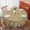 Pioneer Flower Floral-3, variant on Pioneer Flower Floral Print Pattern Round Tablecloth 70"x70", Wrinkle Resistant Wipeable Table Cover for Kitchen Dining Room Picnic Patio and Party