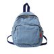 thumbnail image 1 of D0LF-mochila Vintage de tela vaquera para mujer, morral escolar informal, bolsa de hombro para adolescentes Fivean unisex, 1 of 2