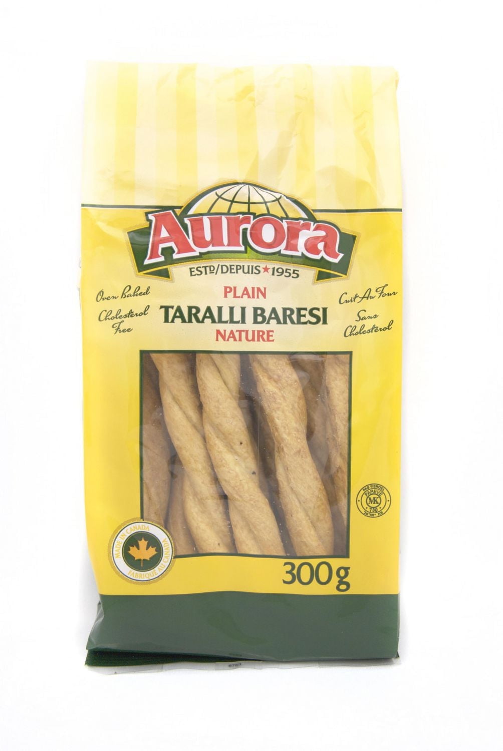 AURORA Taralli Baresi Plain Bread Stick, 300 g