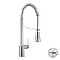 thumbnail image 5 of Moen Align Matte Black 3-in-1 Water Filtration Pre-Rinse Spring Pull Down Kitchen Faucet, Water Filter for Sink Faucet Sold Separately, F5923BL, 5 of 7