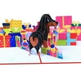 thumbnail image 6 of 3D PopUp Greeting Card 3D Dachshund Dog for Valentines Anniversaries Gift Card, 6 of 13