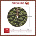 thumbnail image 2 of Defioc Light Green Excavator for Christmas Tree Skirt Snowman Xmas Tree Skirt Farmhouse Christmas Decorations Tree Mat for Holiday Party Decor-36", 2 of 6