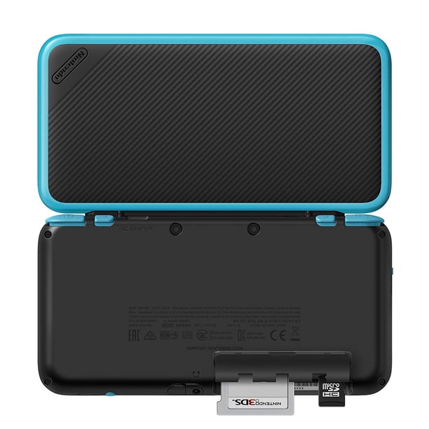 Restored Nintendo Model 2DS XL Black Turquoise (Refurbished