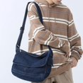 thumbnail image 4 of Kukuzhu Unisex Denim Tote Bag Casual Canvas Bag Denim Shoulder Bag Retro Crossbody Bag Large Hobo Bag Lightweight Messager Bag, 4 of 7
