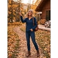 thumbnail image 5 of Anygrew Hoodies for Women Lightweight Long Sleeve Shirts Sweatshirt with Kangaroo Pocket Pullover Sweaters Fall Tops, 5 of 8