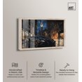 thumbnail image 2 of Night Sightings in NYC Shadowbox Print Car Art by Art Remedy, Blonde Frame, 24 x 16, 2 of 6