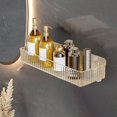 thumbnail image 2 of HBBKVI Bathroom Shelf Non Punch Wall Mounted Bathroom Washroom Cosmetic Organizer Vanity Wall Organizer, 2 of 7