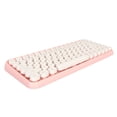 thumbnail image 3 of Teclado inalámbrico de teclas redondas, teclado inalámbrico Bluetooth Teclado de 84 teclas redondas Teclado retro Bluetooth Funcionalidad versátil, 3 of 12