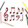 thumbnail image 4 of Plantilla grande de notas musicales Stencil Revolution en mylar, 4 of 8
