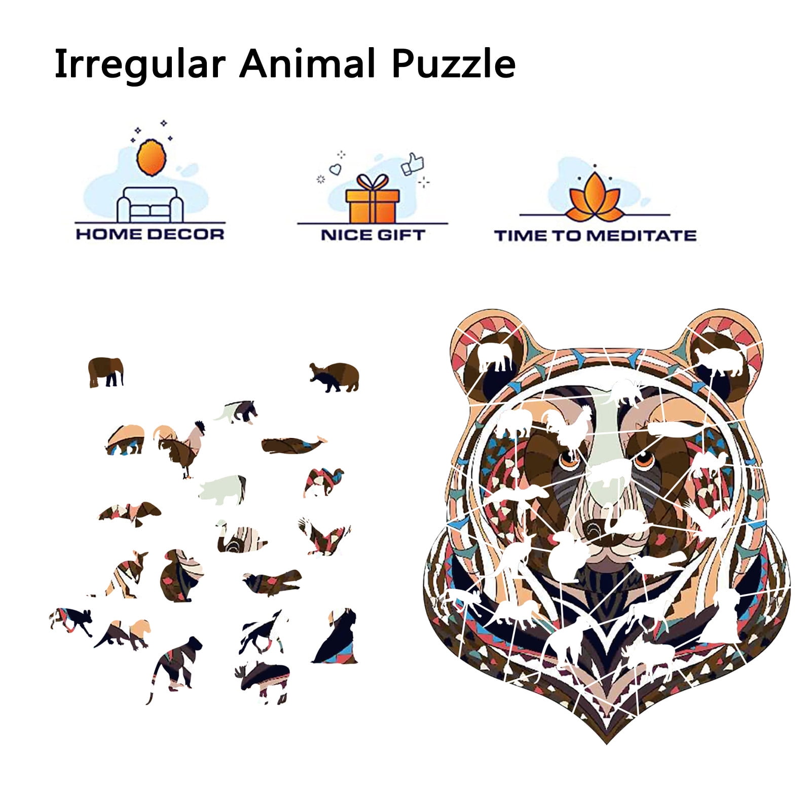 Lovehome Paper Puzzle Board Game Forest Game Puzzle Game For Children