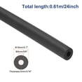 thumbnail image 2 of Uxcell Insulation Foam Tube Lagging Insulation 0.31" x 0.71" Heat Preservation for Antifreeze Insulation Handle Grip Black, 2 of 7