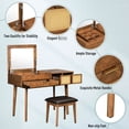 thumbnail image 3 of Easy - to - assemble - Get Your Makeup Vanity Ready in About Half an Hour, 3 of 4