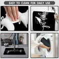 thumbnail image 2 of Get Naked Bath Mat, Funny Modern Bathroom Decor Black and White Absorbent Non-Slip Quick Dry Rugs Absorbent Bathroom Rug Thin fit Under Door Floor Mats, 2 of 6
