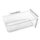 thumbnail image 3 of Juego De Organizadores De Cajones De Plástico Transparente Bandejas Organizadoras Versátiles Para El Baño Y El Tocador Almacenamiento Para Maquillaje Dormitorio Utensilios De Cocina Y Hielo, 3 of 4
