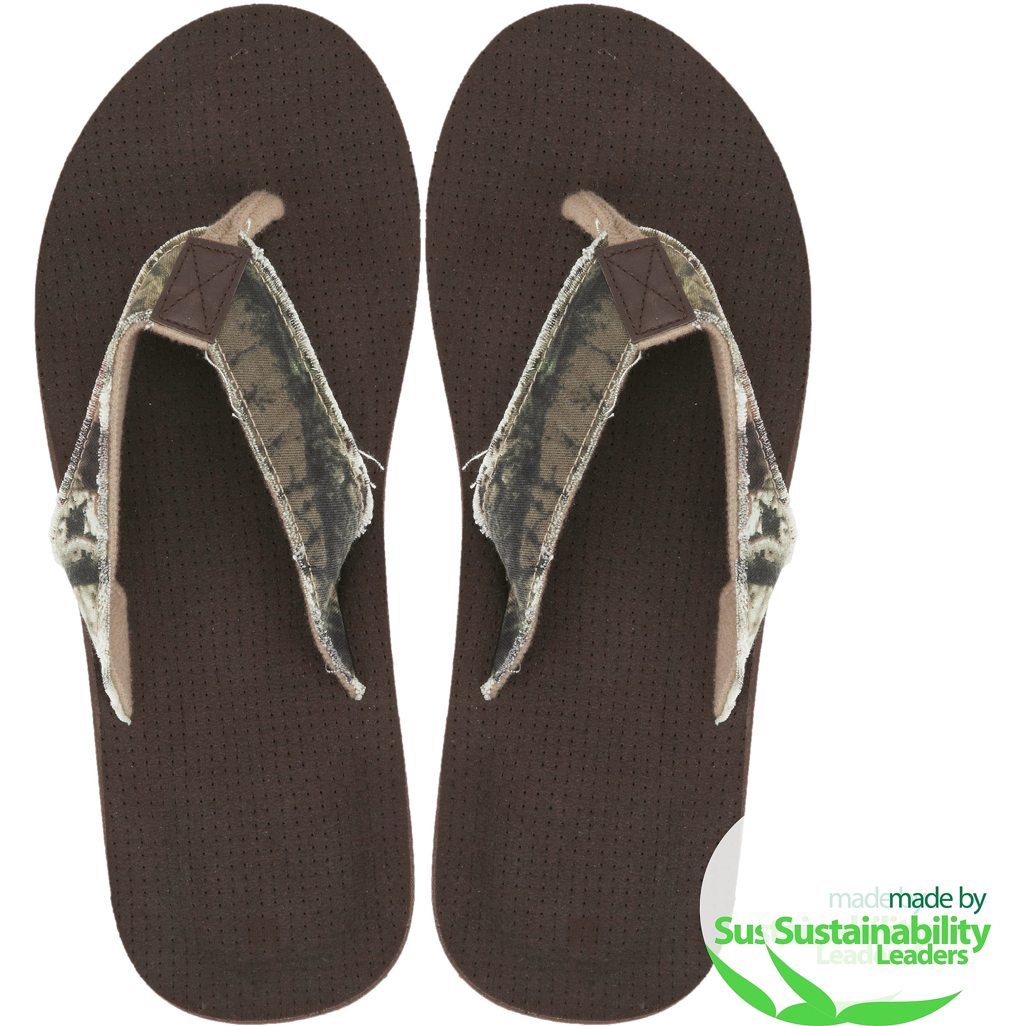 mossy oak flip flops