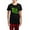 With Red Plaid Pant, variant on CafePress - Lucky Irish Four Leaf Clover Women's Dark Pajamas - Women's Short Sleeve Print T-Shirt and Pants Dark Cotton Pajama Set