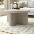thumbnail image 2 of Henn&Hart 33" Alder White MDF Coffee Table, 2 of 8