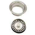 thumbnail image 4 of Westbrass D2089SEV-07 3-1/2" Waste Disposal Drain Flange with Basket Strainer, Satin Nickel, 4 of 4
