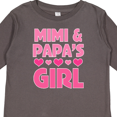 thumbnail image 4 of Inktastic Mimi and Papa Girl Grandchild Valentine Girls Long Sleeve Toddler T-Shirt, 4 of 5