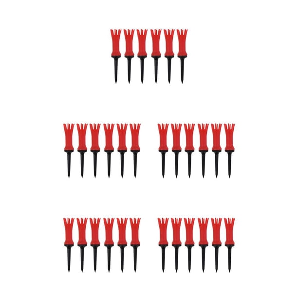 Yuarrent Paquete de 6 accesorios de Golf al aire libre de 86mm/96mm para entrenamiento de Golf menor resistencia goma durabilidad Golf Rojo 5piezas Yuarrent CBP186564