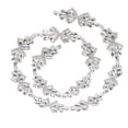 thumbnail image 1 of Not Easy To Change Color  Rhinestone, Exquisite Workmanship Rhinestone Chain, Crafts DIY For Dresses, Clothes, Bags, Shoes Wedding 3cm White,2.5cm Red,2cm Green, 1 of 8