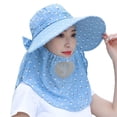 thumbnail image 4 of Protection Uv Extérieure Chapeau de Soleil Rabat de Visage Large Bord Z2A3[ pour le Lot de Cyclisme L1 E2H5, 4 of 8