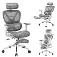 thumbnail image 1 of Ourlova Ergonomic Mesh Office Chair with Footrest Adjustable Lumbar Support High Back Tilt Desk Chair, 1 of 6