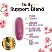 Multivitamin for Women - Complete Daily Womens Multivitamins with Calcium, Folic Acid, Vitamin A, C, D, E, B Vitamins, Zinc and Iron - Vitamins for Bone, Energy & Immune Support - 60 Softgels