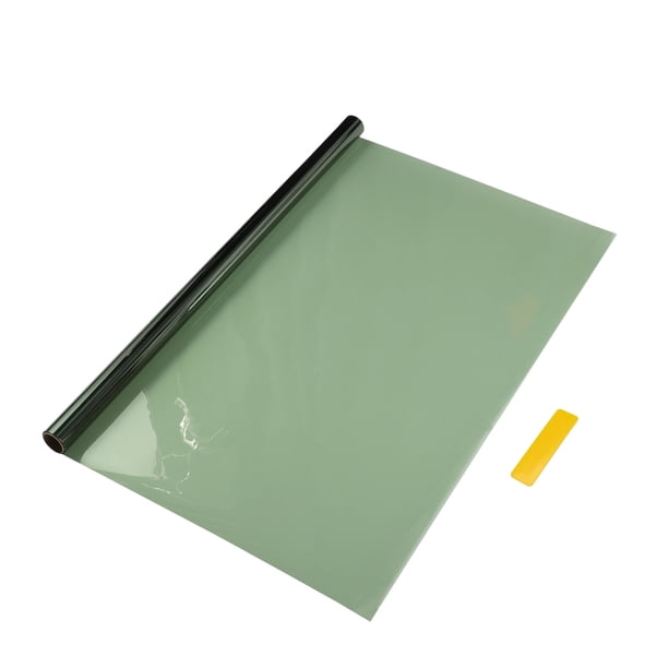 Película de tinte para ventanas de automóvil Universal Unique Bargains, película de privacidad Nano Cerámica PET 1 Pc 50% VLT Verde 20 pies x 20 pulgadas