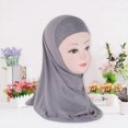 thumbnail image 3 of Flower rhinestone little girl headscarf, 3 of 3