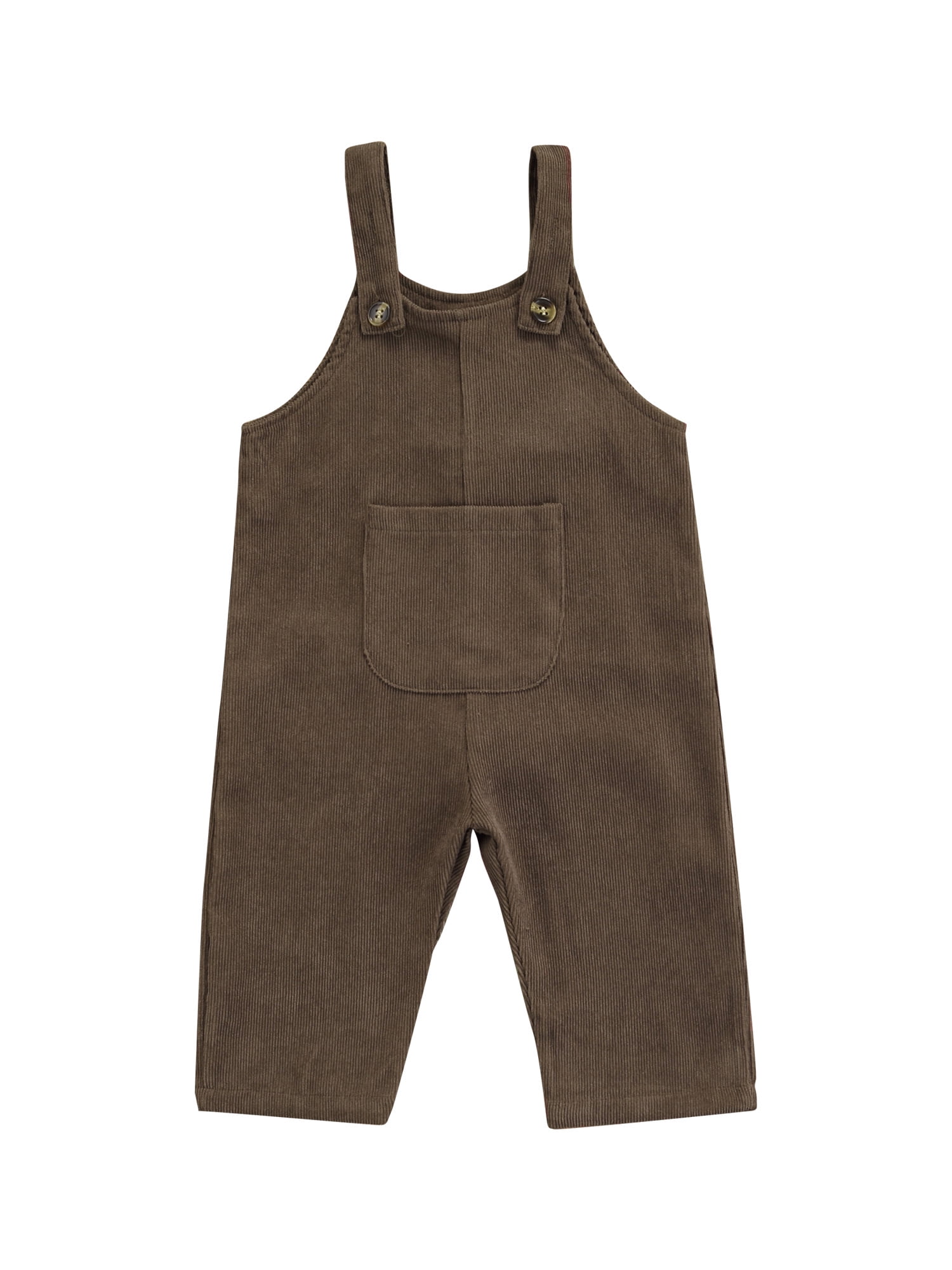 Toddler Baby Boys Girls Corduroy Overalls Solid Color Suspender Trousers Ribbed Bib Pants Casual Outfit 