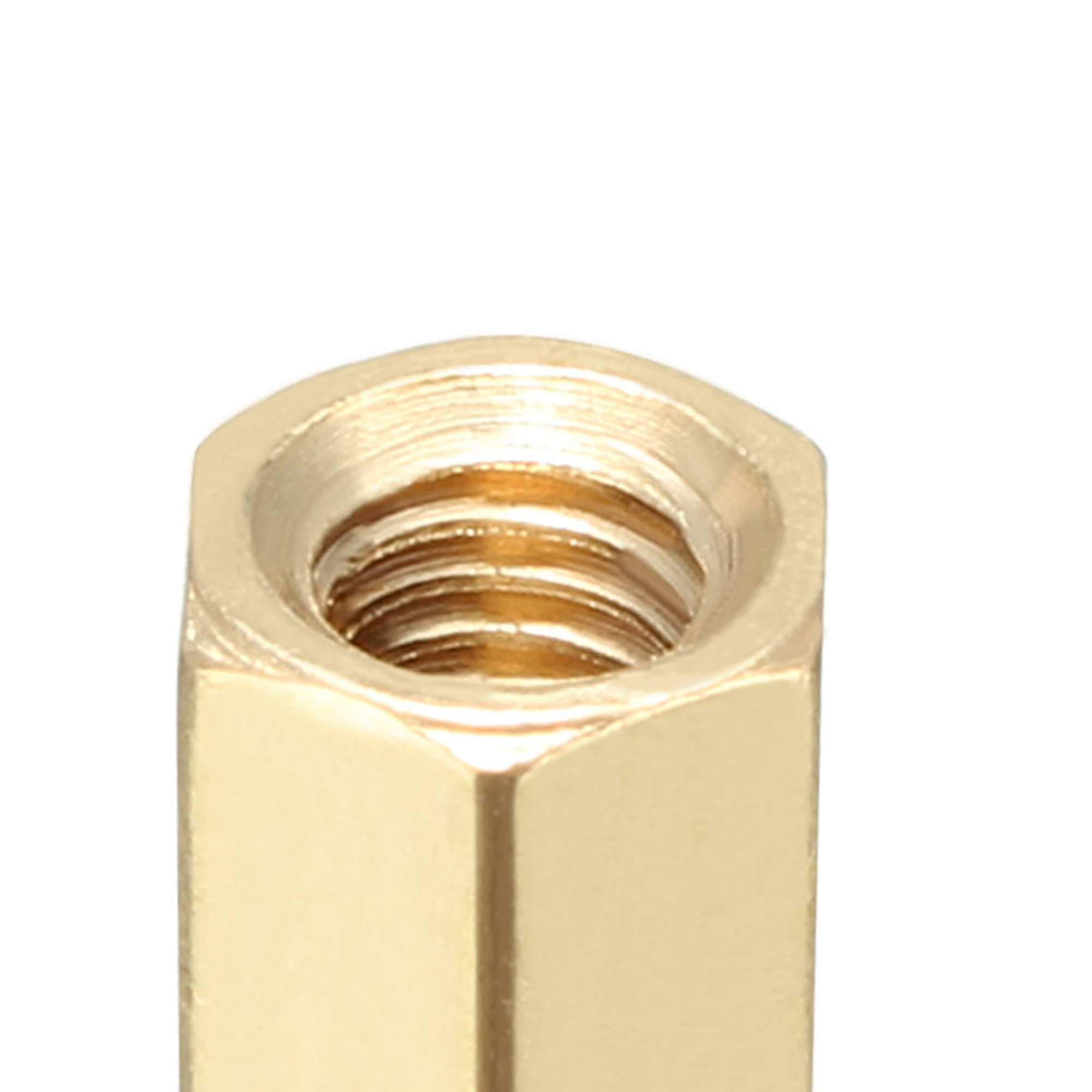 80pcs M3 10+6mm Female Male Thread Brass Hex Standoff Spacer Screws