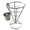 A, variant on Sunjoy Tech French Fries Stand Durable Metal Chip Rust-proof Hollow Out with Cup Holder Fried Chicken Display Rack for Food Appetizers