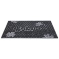 thumbnail image 4 of Ottomanson Easy Clean, Waterproof, Low Profile, Non-Slip Leaves Indoor/Outdoor Rubber Doormat, 18" x 28", Silver, 4 of 8