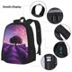 thumbnail image 3 of Fotbe Lavender Field Sunset Set Escolar 3 en 1 para Niños - Mochila Duradera con Lonchera Aislante y Estuche para Lápices - Mochila Escolar para Niños y Niñas, 3 of 7